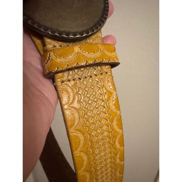 NWOT Free People Duke Concho Belt Ochre XS/S - Picture 9 of 15